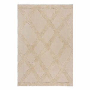 Béžový bavlněný koberec 160x230 cm Tessa Diamond – Flair Rugs