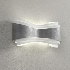 Selène Ionica - LED nástěnné světlo s lístkovým stříbrem