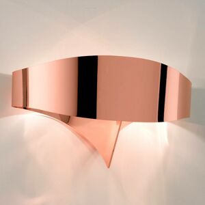 Selène Měděně zbarvené designové nástěnné světlo Scudo