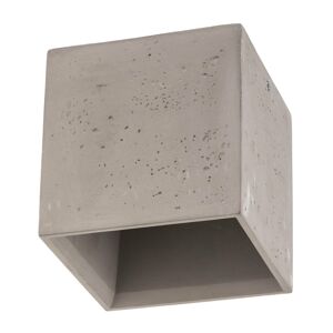 Euluna Stropní světlo Ara jako kostka z betonu 14cmx14cm