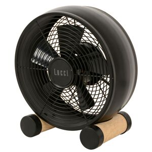 Beacon Lighting Stolní ventilátor Breeze Ø 20 cm, černý/jasan