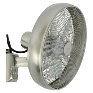 Beacon Lighting Nástěnný ventilátor Breeze Ø 41 cm, chrom/čirý