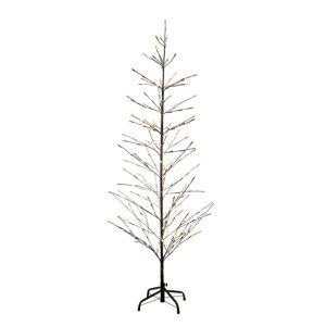 Sirius LED strom Isaac výška 210 cm hnědý zasněžený