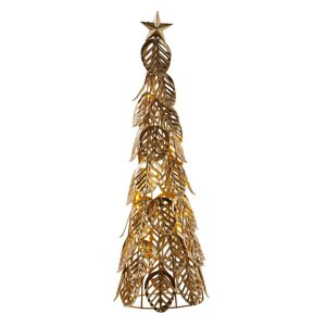 Sirius LED dekorační strom Kirstine, zlatá, výška 43 cm
