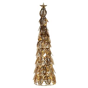 Sirius LED dekorační strom Kirstine, zlatá, výška 53,5 cm