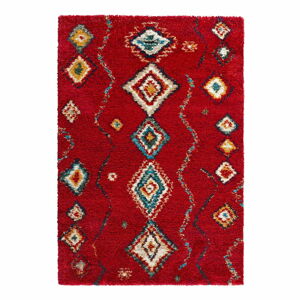 Červený koberec Mint Rugs Geometric, 200 x 290 cm