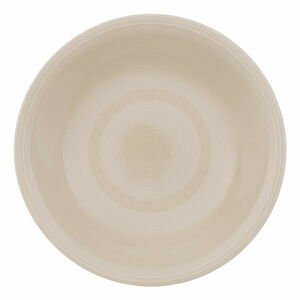 Bílo-béžový porcelánový hluboký talíř Villeroy & Boch Like Color Loop, ø 23,5 cm