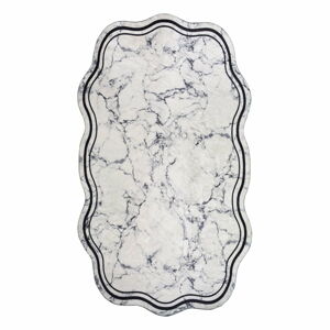 Bílý/šedý koberec 180x120 cm - Vitaus