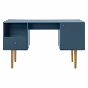 Modrý pracovní stůl 130x50 cm Color Living - Tom Tailor for Tenzo