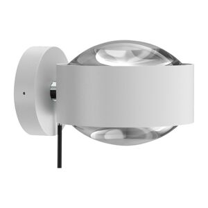 Top Light Puk Maxx Wall+ LED, čočky čiré, matná bílá/chrom