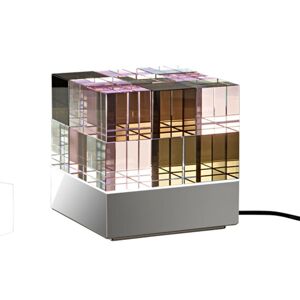 TECNOLUMEN TECNOLUMEN Cubelight Move stolní růžová/černá