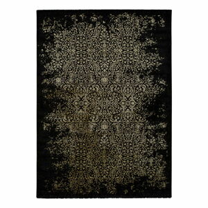Černý koberec Universal Gold Duro, 120 x 170 cm