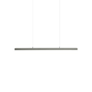 Arcchio LED závěsná lampa Jolinda pro kancelář, stříbrná