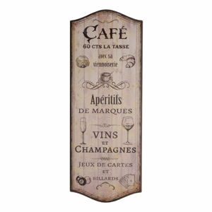 Cedule 30x80 cm Café – Antic Line