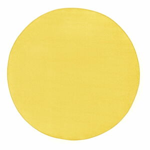 Žlutý koberec Hanse Home Fancy, ⌀ 200 cm
