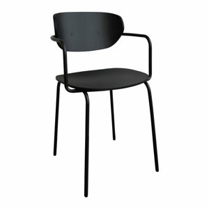 Černé jídelní židle v sadě 4 ks Arch – Hübsch