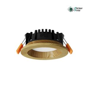 APLED APLED - LED Podhledové svítidlo RONDO LED/3W/230V 3000K pr. 9 cm borovice masiv