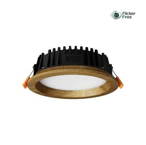 APLED APLED - LED Podhledové svítidlo RONDO LED/6W/230V 3000K pr. 15 cm dub masiv