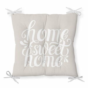 Podsedák s příměsí bavlny Minimalist Cushion Covers Home Sweet Home, 36 x 36 cm