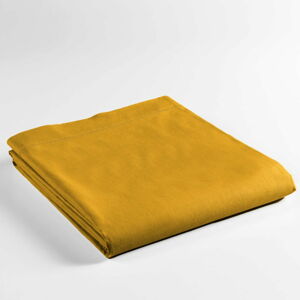 Žluté bavlněné prostěradlo 240x300 cm Lina – douceur d'intérieur