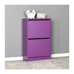 Adore Furniture Botník 84x51 cm fialová