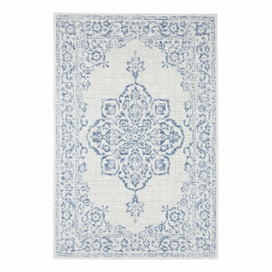 Modro-krémový venkovní koberec NORTHRUGS Tilos, 120 x 170 cm