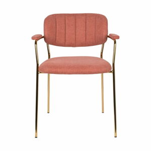 Růžové jídelní židle v sadě 2 ks – White Label