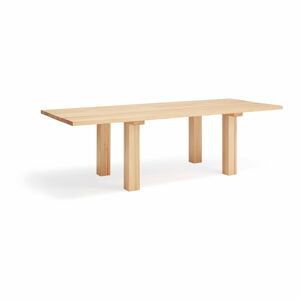 Jídelní stůl s deskou z borovicového dřeva 100x260 cm Banda – Teulat