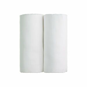 Sada 2 bílých bavlněných osušek T-TOMI Tetra, 90 x 100 cm
