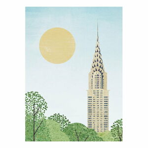 Plakát 30x40 cm Chrysler Building - Travelposter