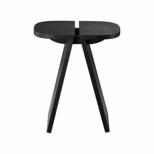 Černá stolička z dubového dřeva Avio – Blomus