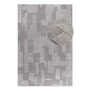 Šedý ručně tkaný vlněný koberec 190x280 cm Wilhelmine – Villeroy&Boch