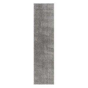 Šedý běhoun z recyklovaných vláken 60x230 cm Velvet – Flair Rugs
