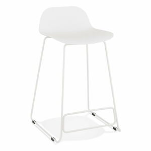 Bílá barová židle Kokoon Slade Mini, výška sedu 66 cm