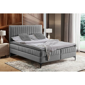 Čalouněná postel Dakota 120x200 cm Světle šedá