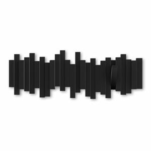 Černý plastový nástěnný věšák Sticks – Umbra