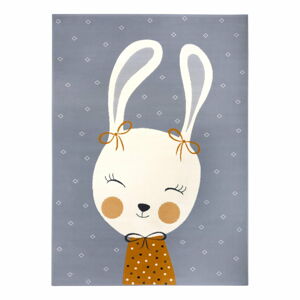 Šedý dětský koberec 220x160 cm Bunny Polly - Hanse Home