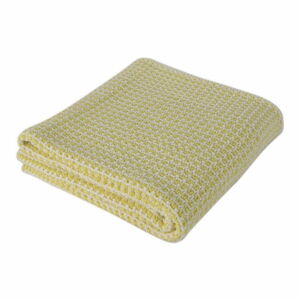 Žlutá dětská bavlněná deka Homemania Decor Fluffy, 90 x 90 cm