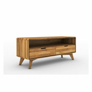 TV stolek z dubového dřeva 120x48 cm Greg - The Beds