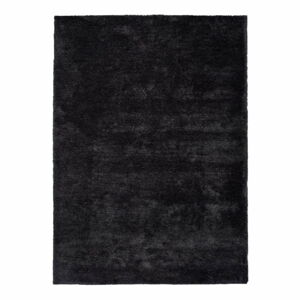 Antracitově černý koberec Universal Shanghai Liso, 60 x 110 cm