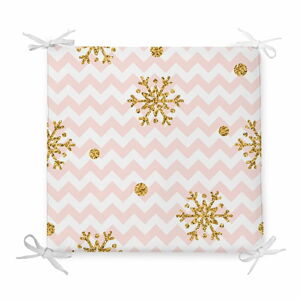 Vánoční podsedák s příměsí bavlny Minimalist Cushion Covers Pastel Stripes, 42 x 42 cm