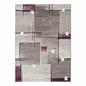 Šedo-fialový koberec Universal Detroit, 80 x 150 cm