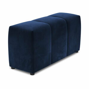 Modrá sametová područka k modulární pohovce Rome Velvet - Cosmopolitan Design