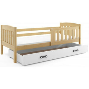 Dětská postel KUBUS s úložným prostorem 90x200 cm - borovice Ružové