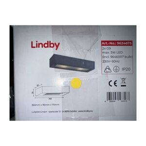 Lindby Lindby - Nástěnné svítidlo NELLIE 2xG9/5W/230V