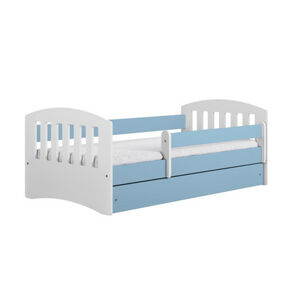 Dětská postel bez úložného prostoru Classic 80x160 cm Bílá Pěnová matrace