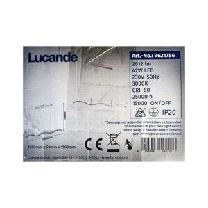 Lucande Lucande - LED Stmívatelný lustr na lanku BRAMA LED/42W/230V