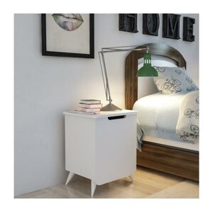 Noční stolek ESLA 60x49 cm bílá