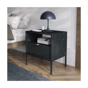 MIRJAN 24 Noční stolek NOVA 56x54 cm černá