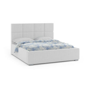Čalouněná postel PRIMO 160x200 cm Světle šedá